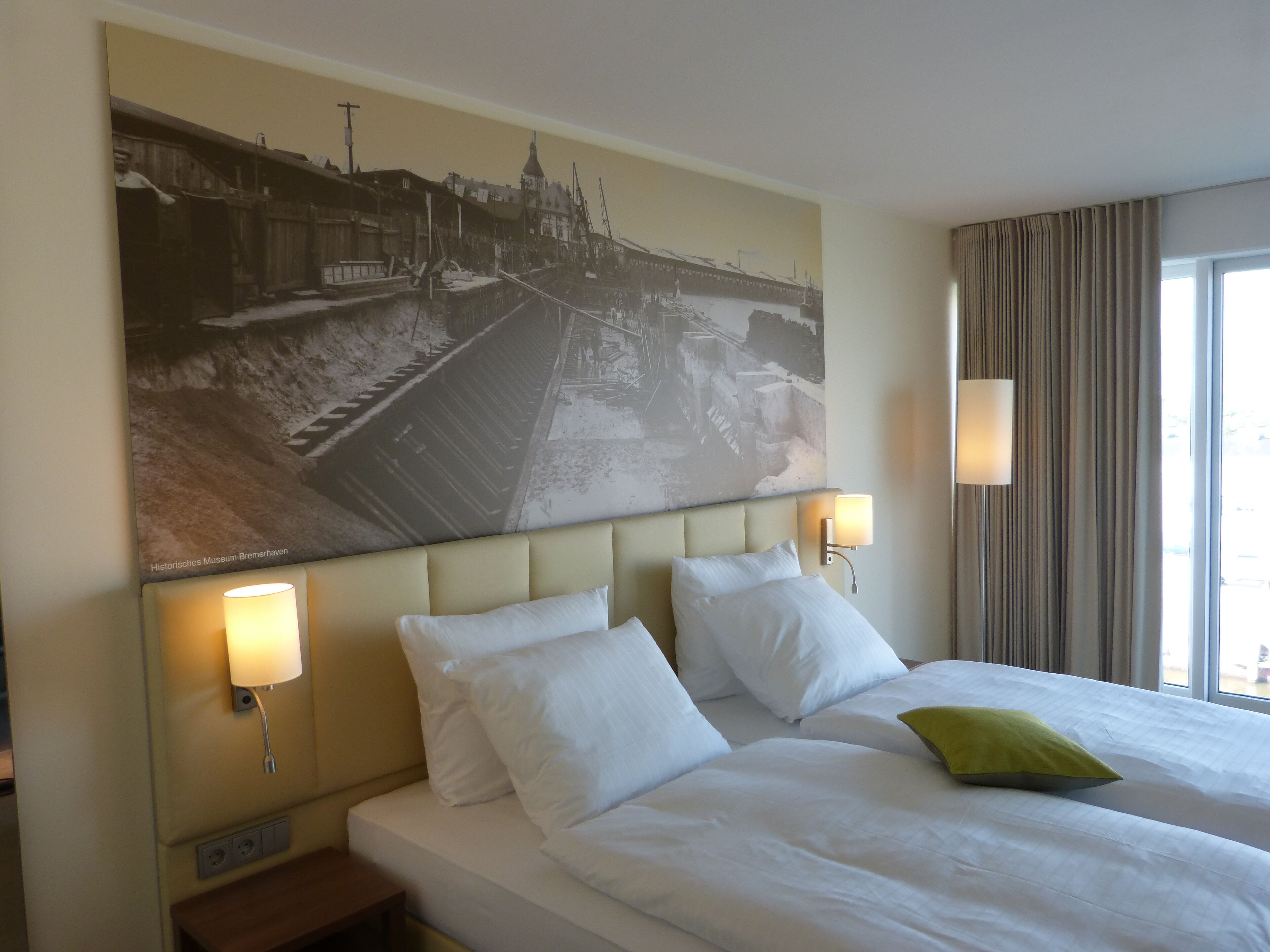 Superior-Zimmer, 2 Einzelbetten, Hafenblick