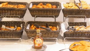 Daily buffet breakfast (EUR 14 per person)