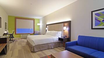 In-room safe, desk, laptop workspace, iron/ironing board