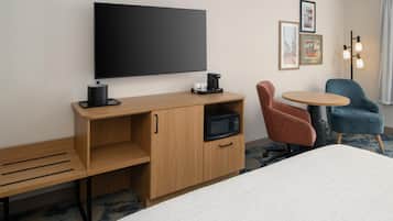 Hypo-allergenic bedding, in-room safe, individually furnished, desk