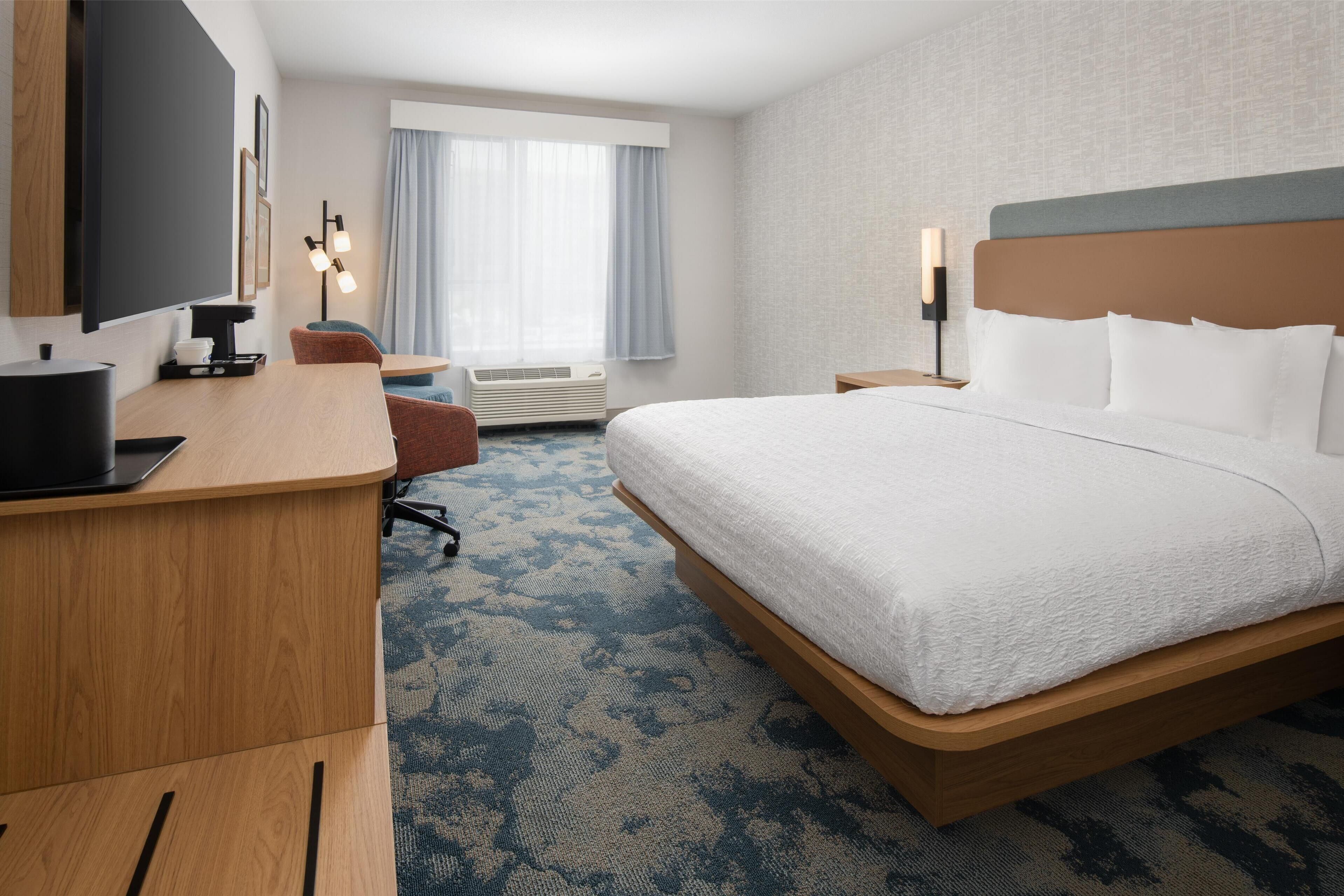 hypo-allergenic bedding, in-room safe, individually furnished, desk