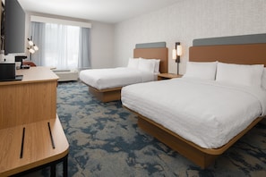 Hypo-allergenic bedding, in-room safe, individually furnished, desk