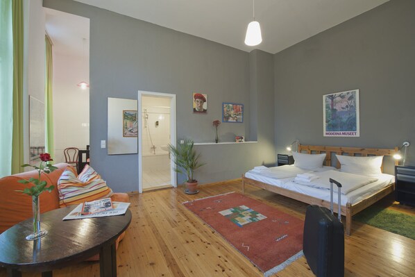 Cofres nos quartos, individualmente decorados