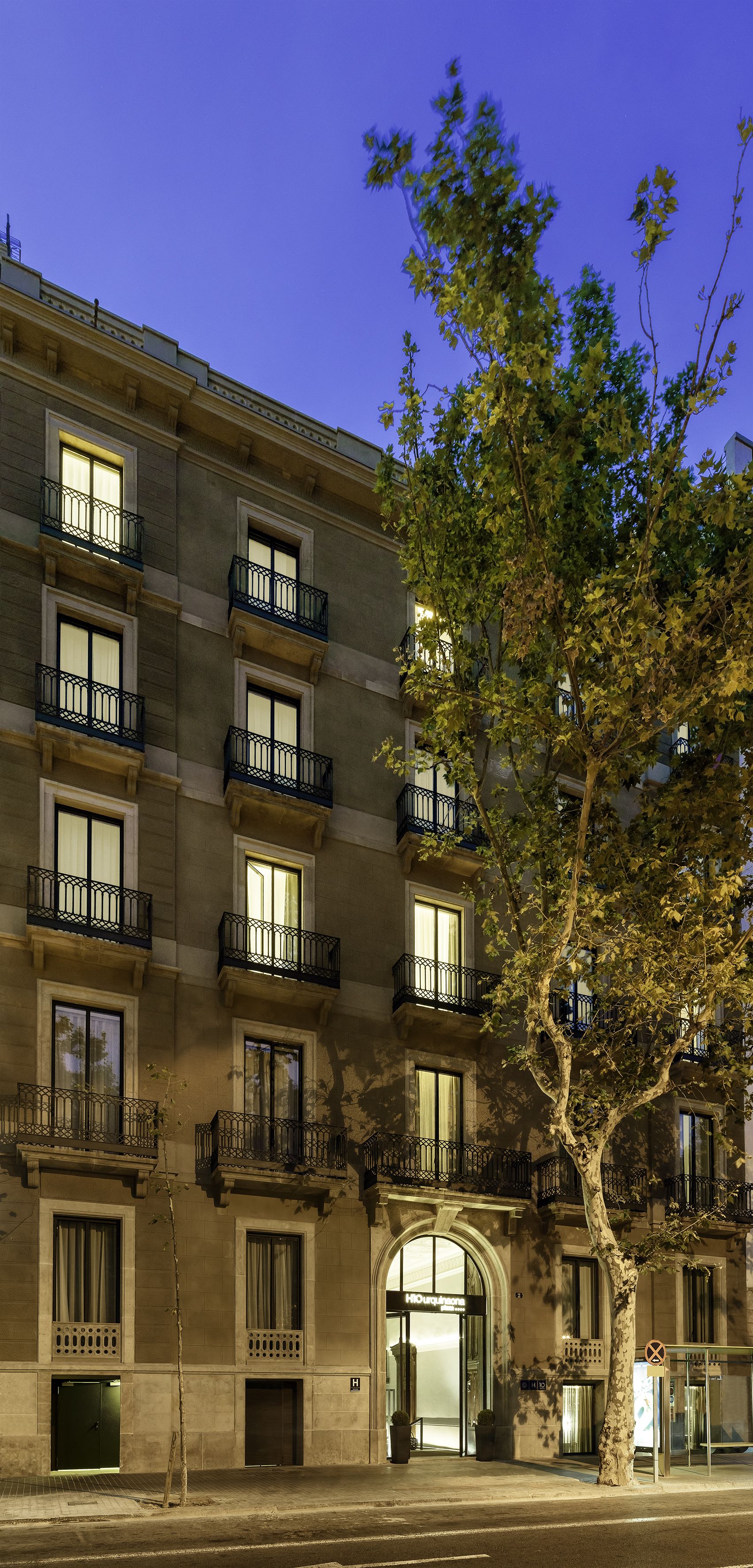 front of property – evening/night