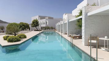 Junior Suite, 1 King Bed, Poolside (View) | Water view