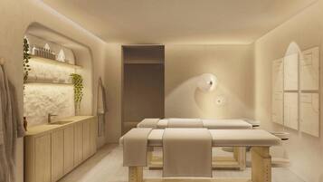 Espace de soins pour les couples, sauna, hammam, soins corporels
