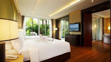 Suite, accÚs piscine (Moken) | Minibar, coffres-forts dans les chambres, bureau, chambres insonorisées