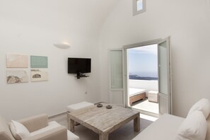 华丽套房, 海景 (Azure) | 迷你吧、客房内保险箱、办公桌、隔音