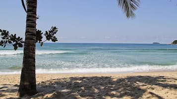 Beach nearby, white sand