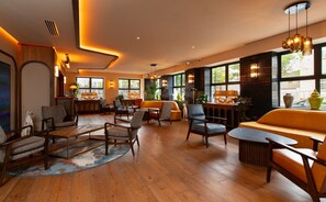 Sala de estar en el lobby