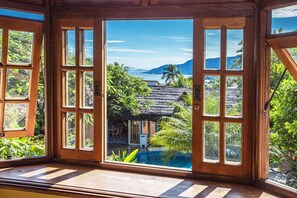 Suite (Super Luxo) | View from room - Hotel Alemão Beach de Ilhabela (Ilhabela)