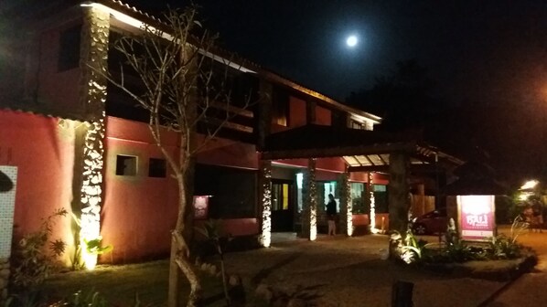 Front of property – evening/night