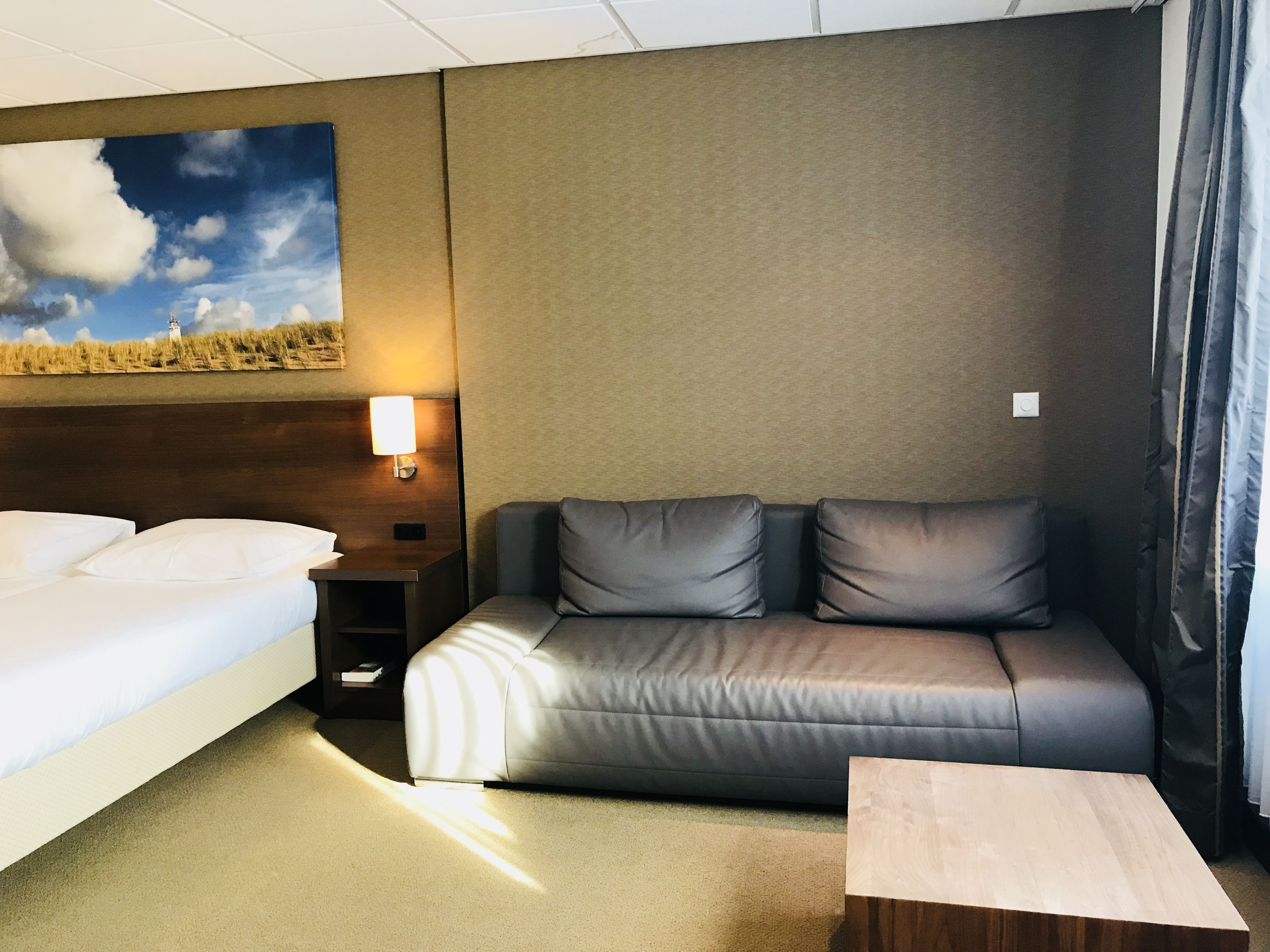 suite, 2 single beds, balcony | in-room safe, desk, blackout curtains, iron/ironing board