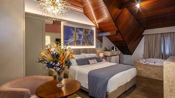 Quarto premier | 1 quarto, frigobar, escrivaninha, quartos à prova de som