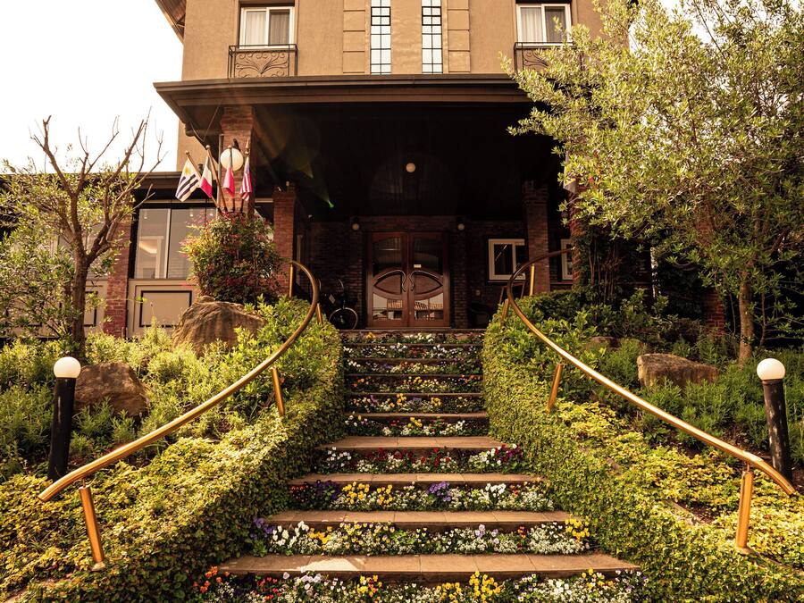 Fachada de la propiedad