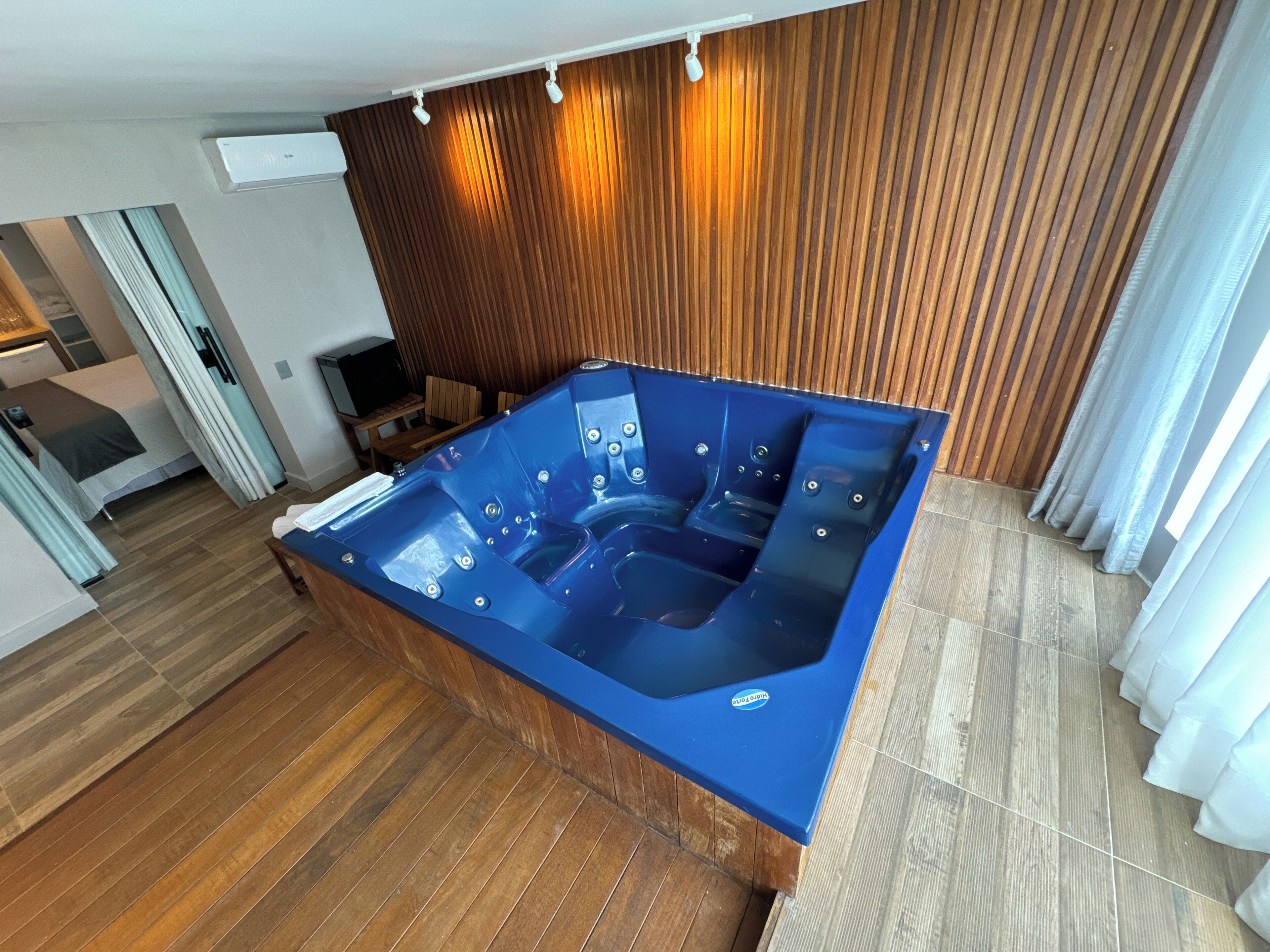 luxury room, hot tub | in-room dining