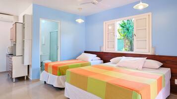 Estúdio | Espaço de trabalho para notebook, Wi-Fi de cortesia, roupa de cama