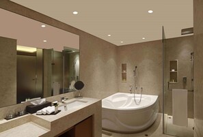 King Presidential Suite with Lounge Access | Minibar, in-room safe, individually decorated, individually furnished - Doubletree By Hilton Pune - Chinchwad (Pune)