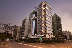 Front of property - evening/night