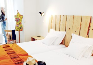 Habitación estándar con 1 cama doble o 2 individuales | Caja fuerte, sistema de insonorización, wifi gratis y ropa de cama