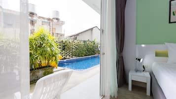 Deluxe Room, Pool Access | Terrace/patio