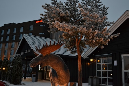 View from property. Thon Hotel Elgstua