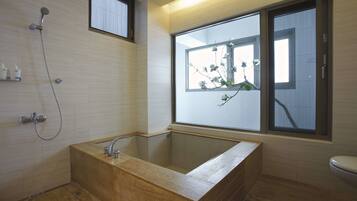 Deluxe Double Room, Non Smoking, Bathtub | Bathroom amenities | Hair dryer, slippers, towels, soap
