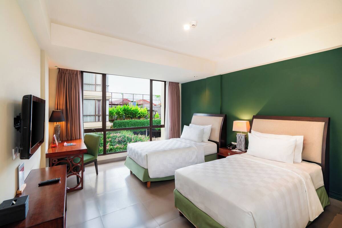 Chambre Deluxe avec lits jumeaux | 1 chambre, literie de qualité supérieure