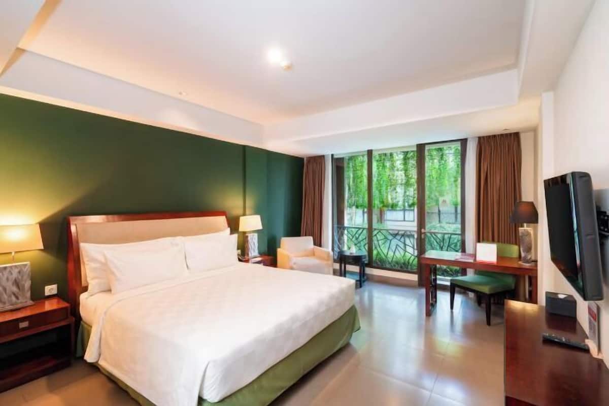 1 phòng ngủ, bộ đồ giường cao cấp, két bảo mật tại phòng, bàn