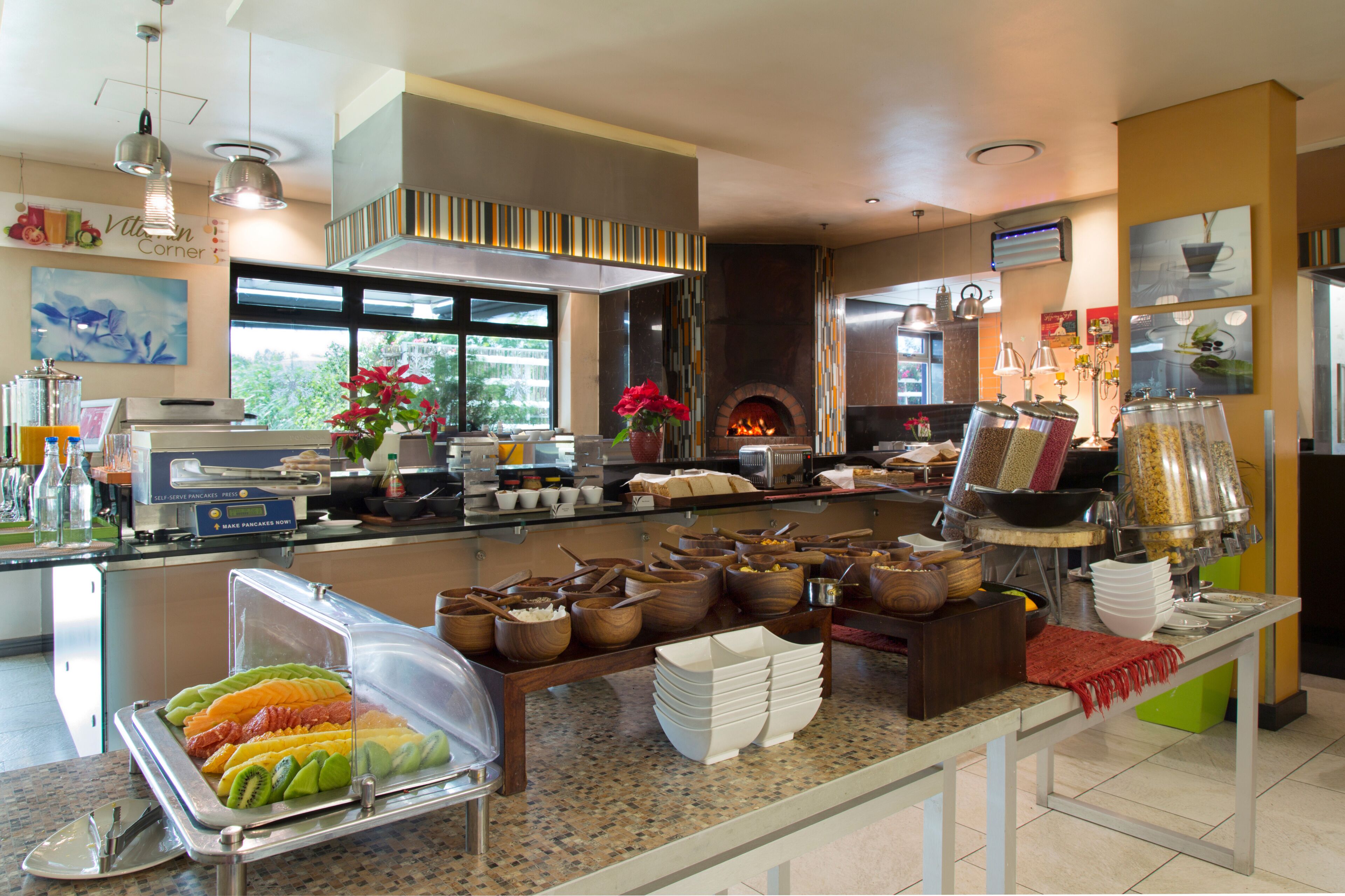 daily full breakfast (zar 225 per person)