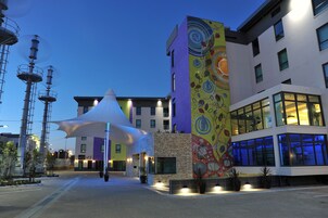 Front of property – evening/night