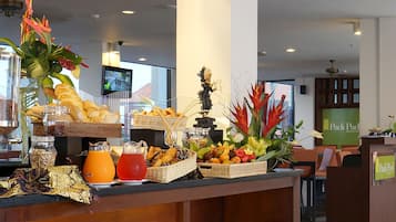 Daily buffet breakfast (IDR 85000 per person)