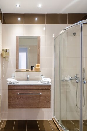 Chambre Familiale, vue mer | Salle de bain