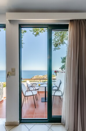 Family Room, Sea View | View from room - Pela Mare Hotel (Malevizi)