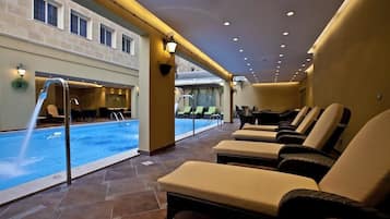 Indoor pool, outdoor pool