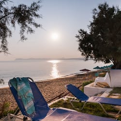Private beach