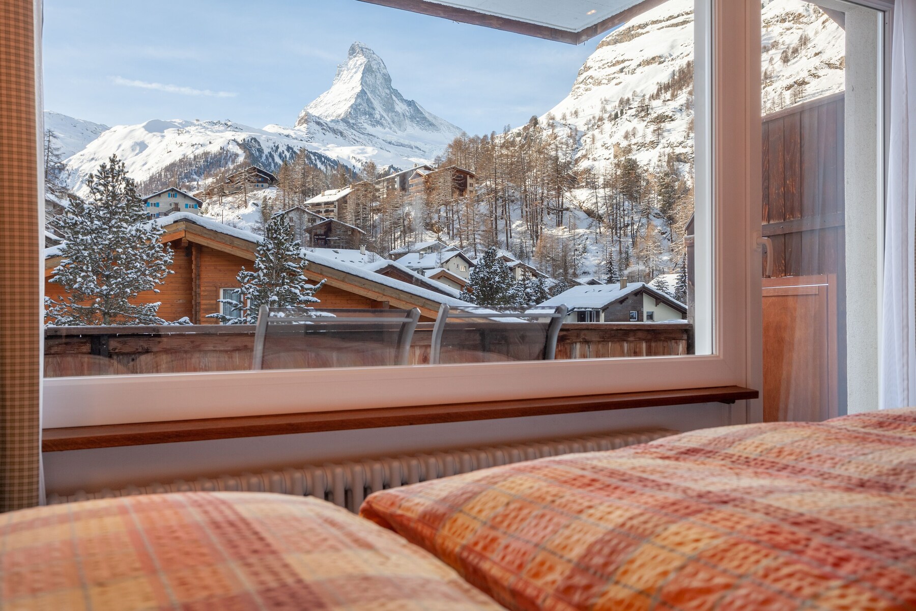 Alpine Double Room with Matterhorn View | Balcony
