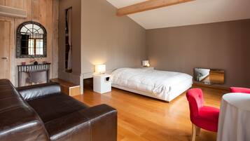 Deluxe-suite - 1 dobbeltseng | Premium-sengetøj, individuelt design, individuel indretning