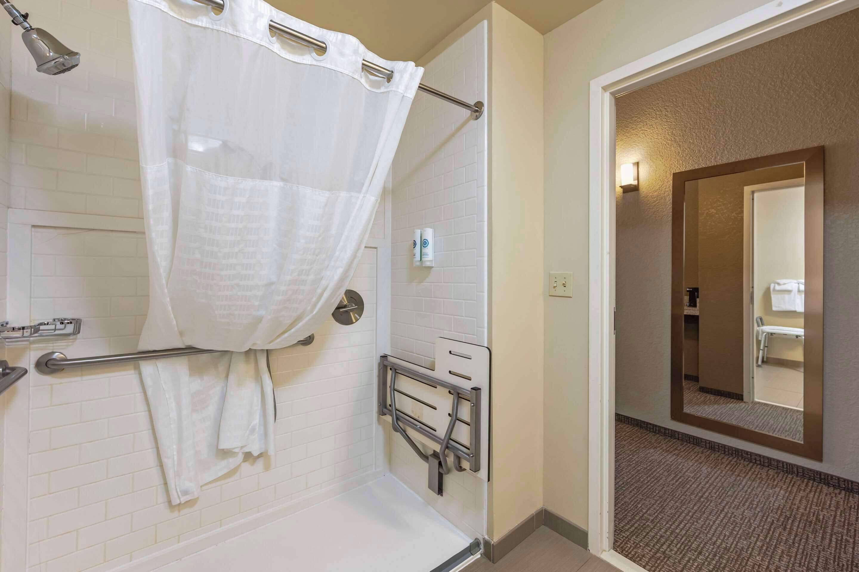 desk, laptop workspace, iron/ironing board, free rollaway beds