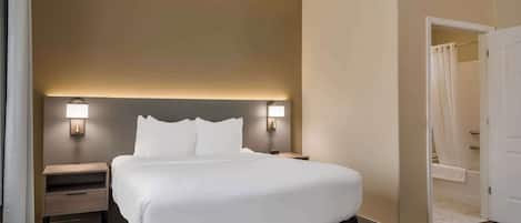 Chambre, 1 grand lit, accessible aux personnes à mobilité réduite, non-fumeur (Efficiency)