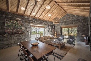 Luxury Villa, 2 Bedrooms, Ocean View, Oceanfront | Living area