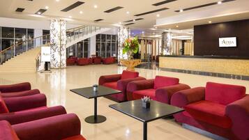 Sitteområde i lobbyen