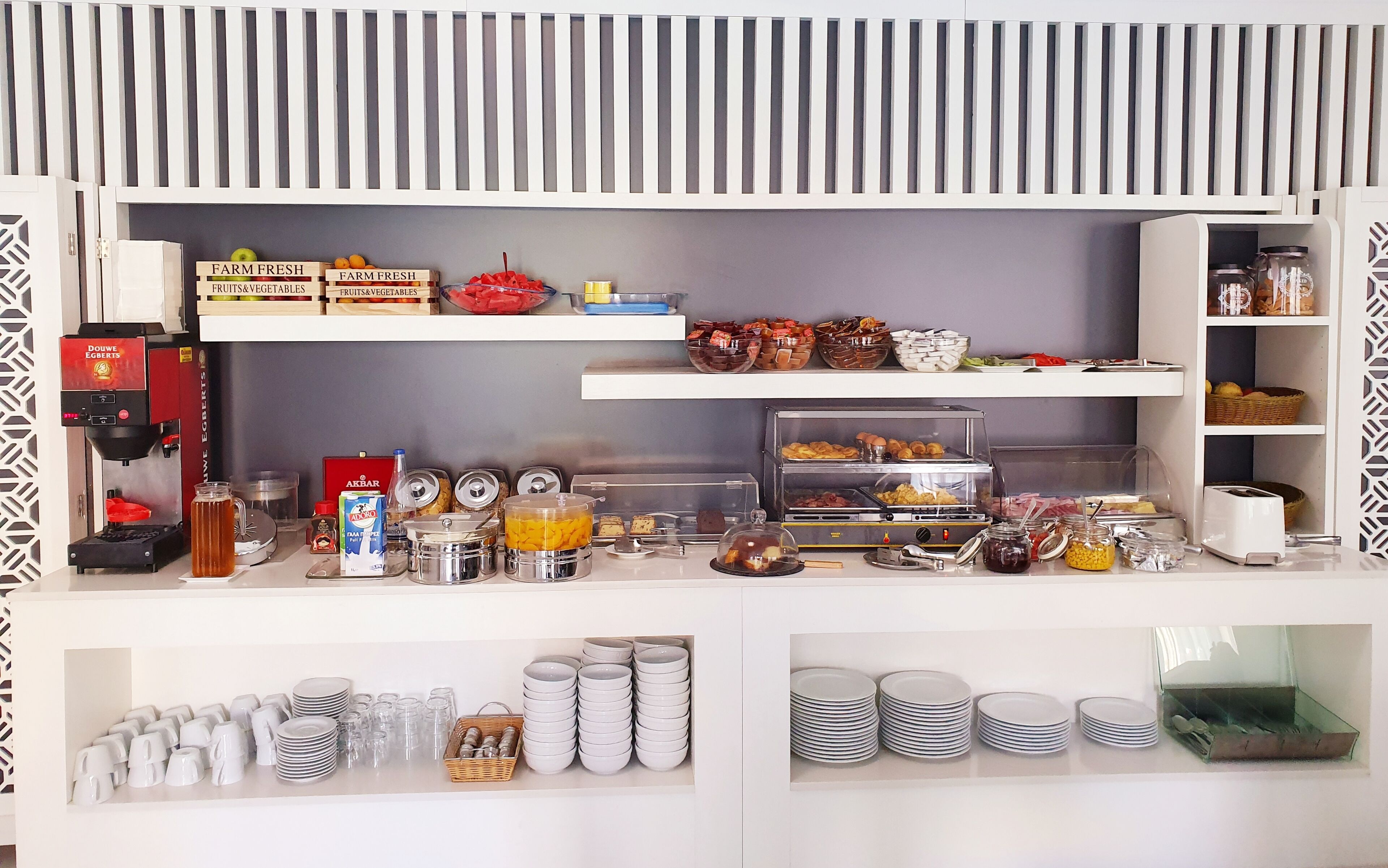 daily buffet breakfast (eur 7 per person)