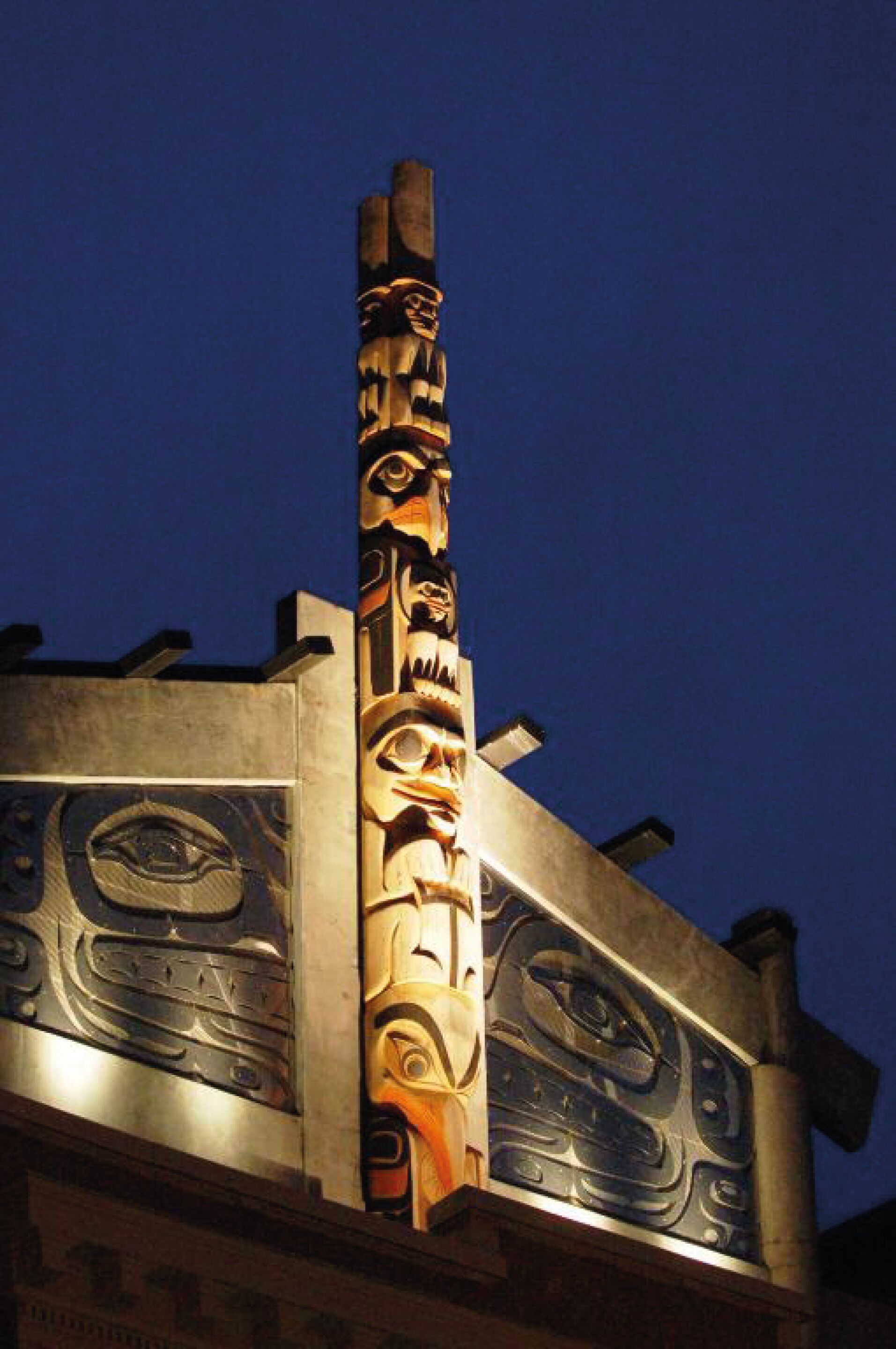 front of property – evening/night