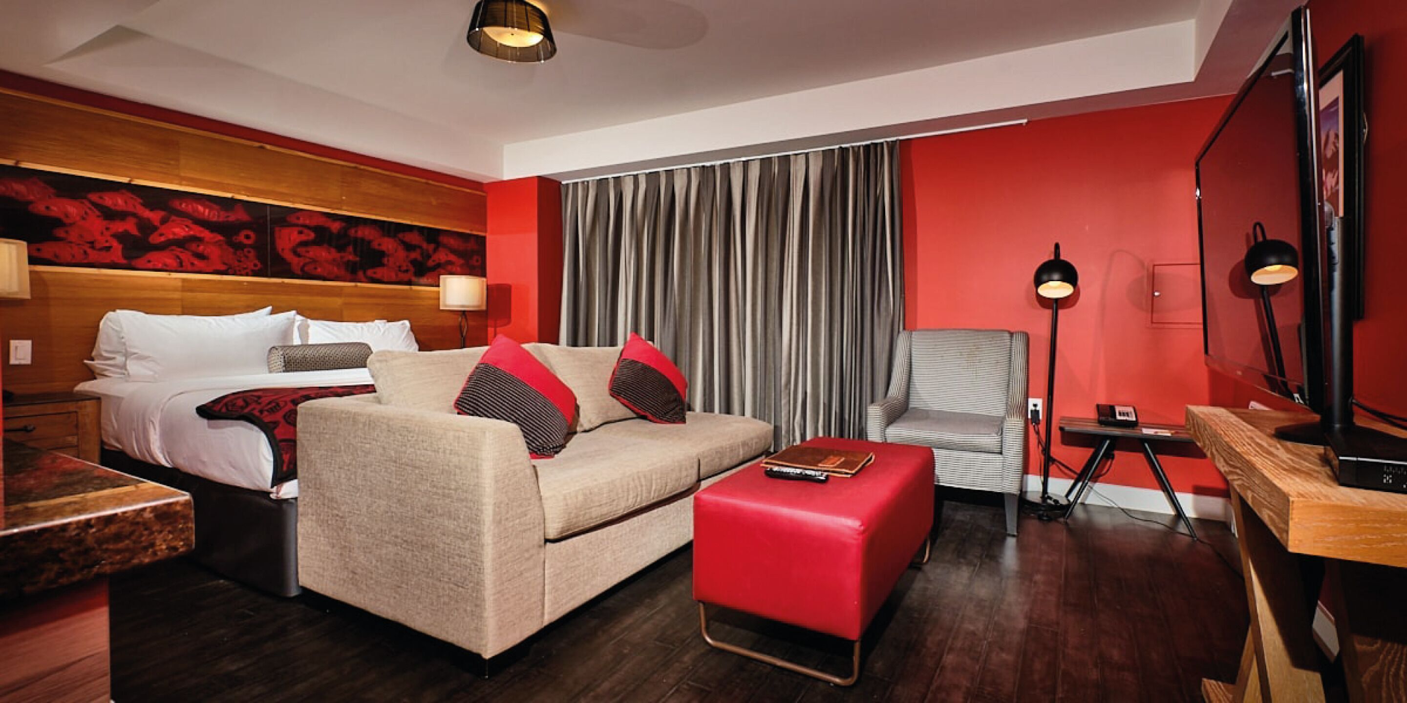 Premium bedding, down duvets, in-room safe, individually decorated