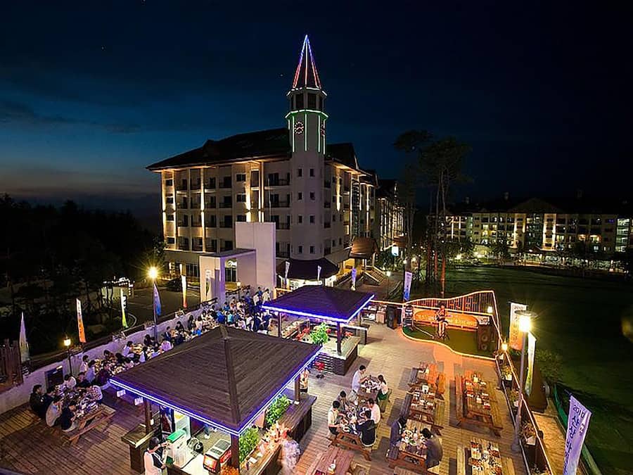 Front of property - evening/night