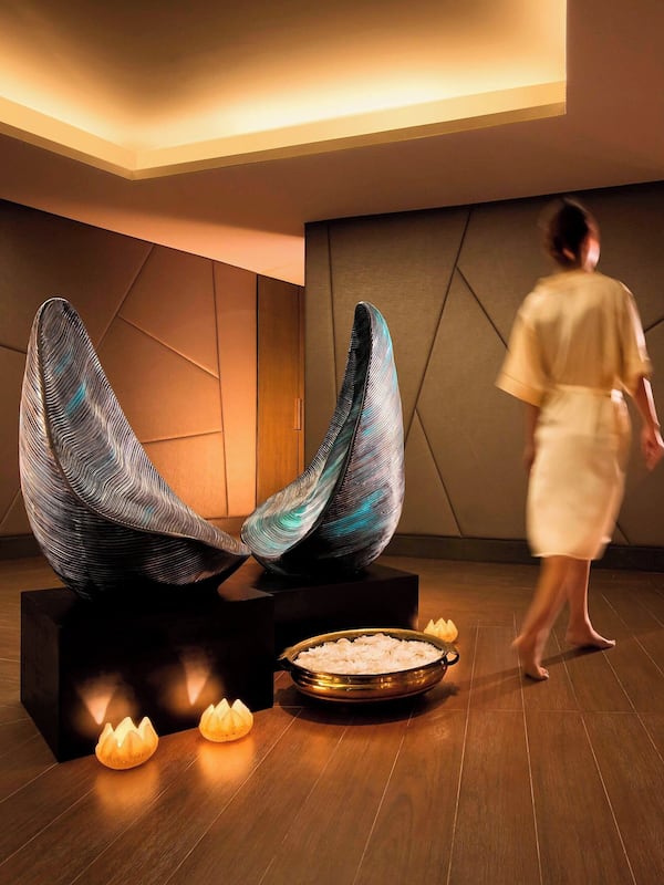 Sauna, hot tub, steam room, body treatments, hydrotherapy, aromatherapy
