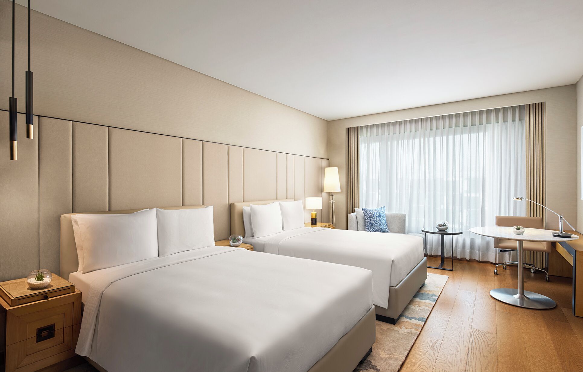 Executive Room, 2 Twin Beds | Egyptian cotton sheets, premium bedding, down comforters
