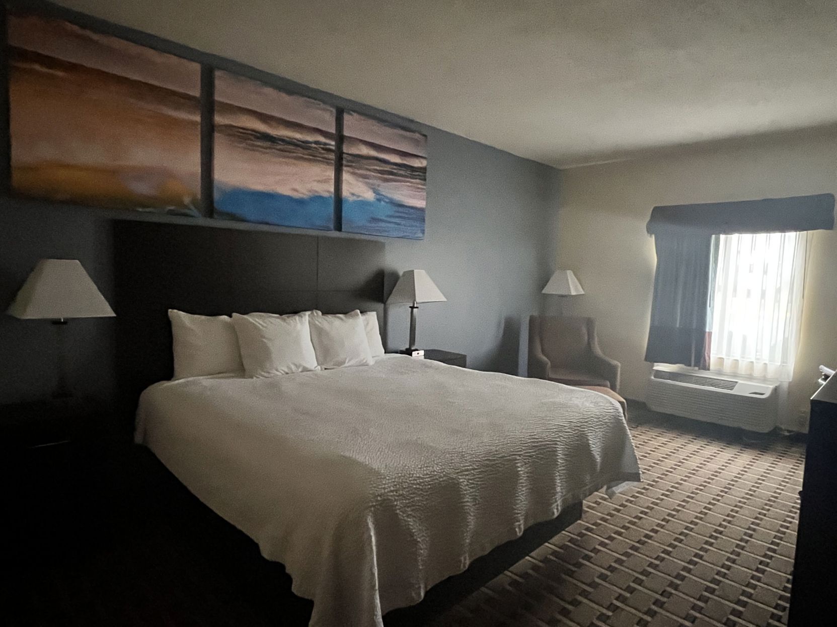 Egyptian cotton sheets, premium bedding, pillow-top beds, in-room safe