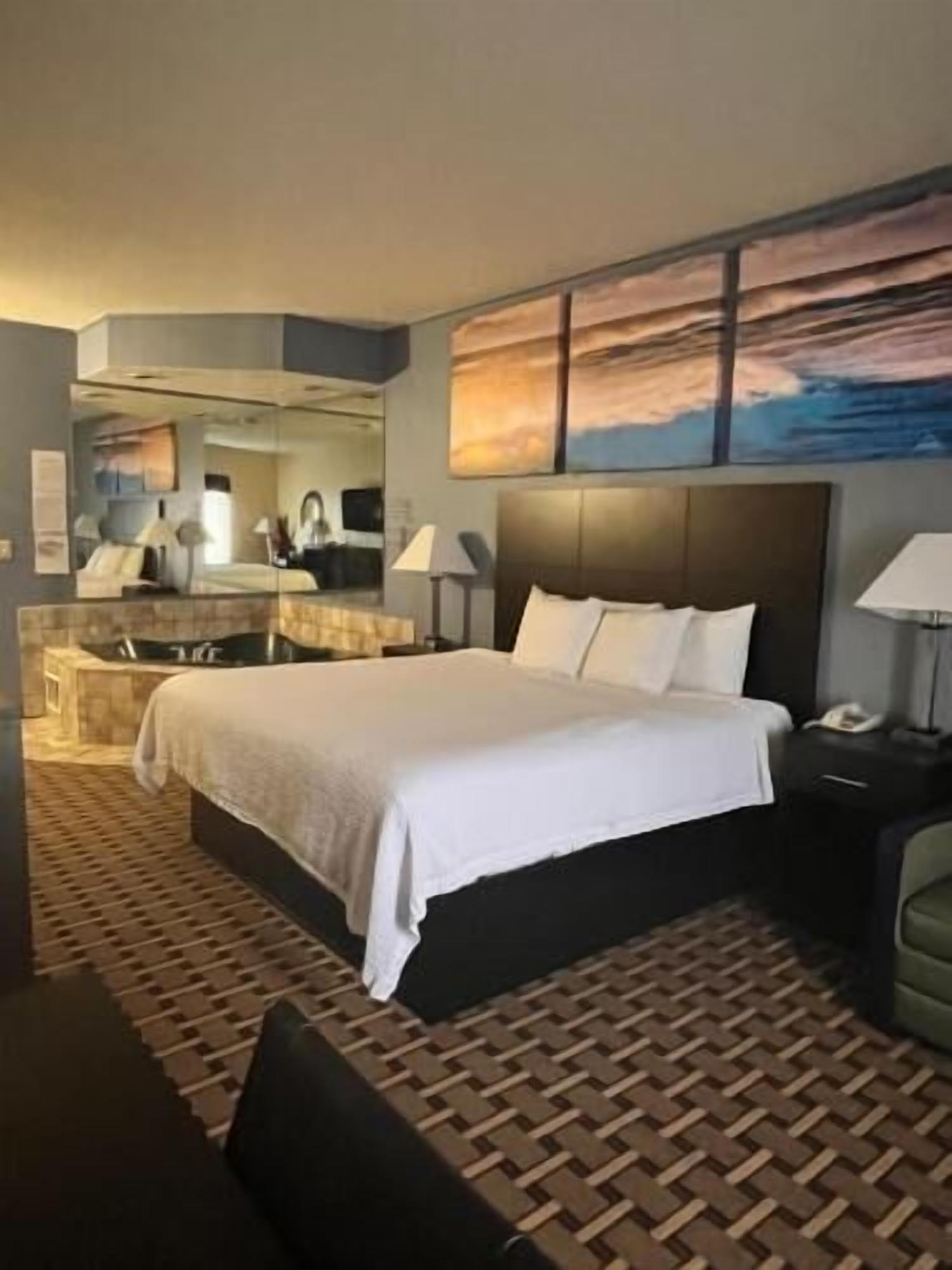 Egyptian cotton sheets, premium bedding, pillow-top beds, in-room safe